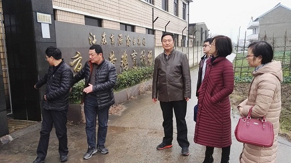 南通市农委一行来k8凯发国际集团现场指导审核绿色食品认证